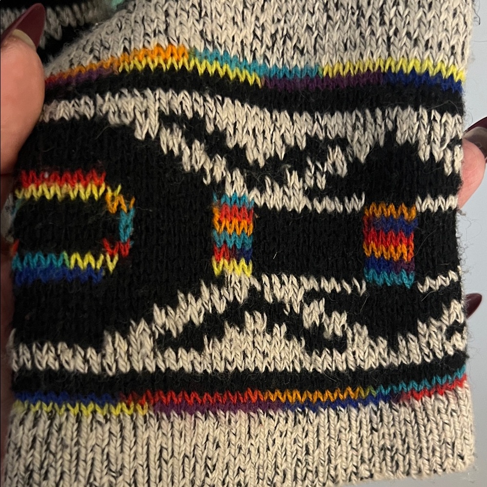 Aztec Patterned Open Front Cardigan - image 4